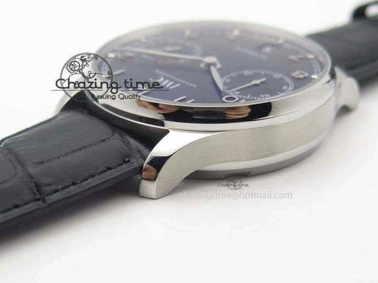MIROTIME 0412 Practical Portuguese Real PR IW500109 ZF 1:1 Best Edition Black Dial On Black Leather Strap A52010 V 7308